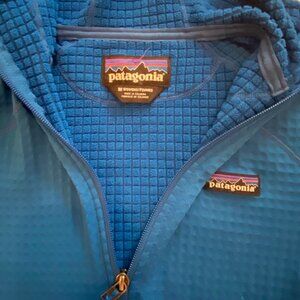 Patagonia Deep Blue R1 Full Zip Hoodie - Ladies Size M